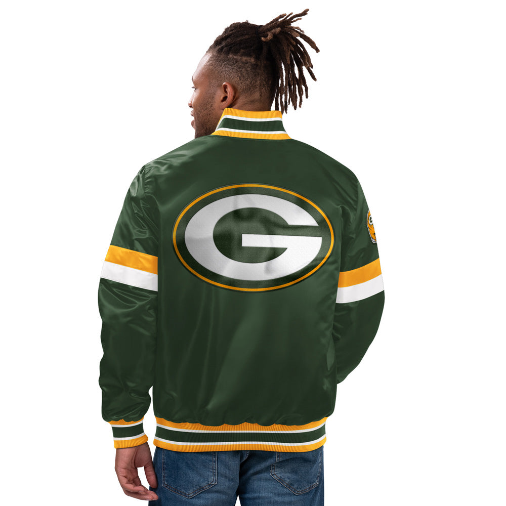 NFL Green Bay Packers Starter Home Game Varsity Satin Jacket