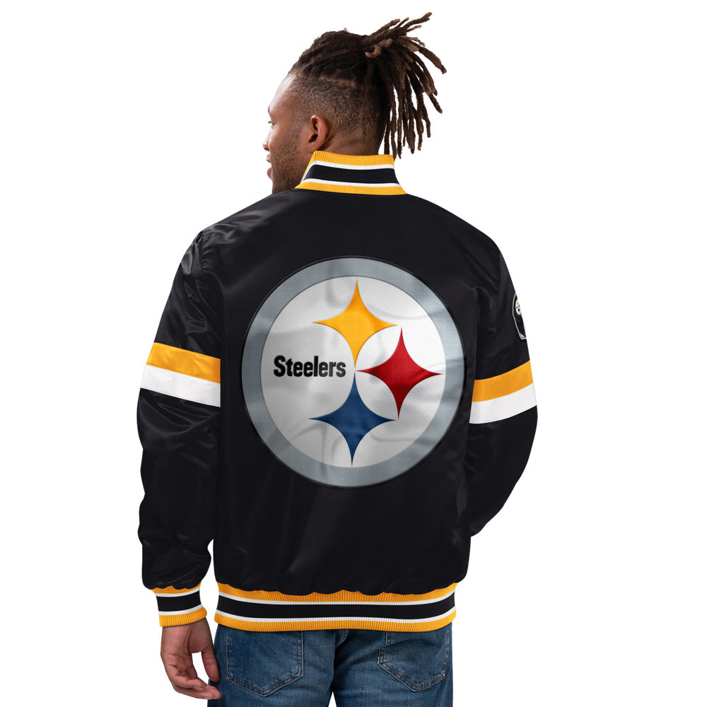 NFL Pittsburgh Steelers Starter Home Game Varsity Satin Jacket