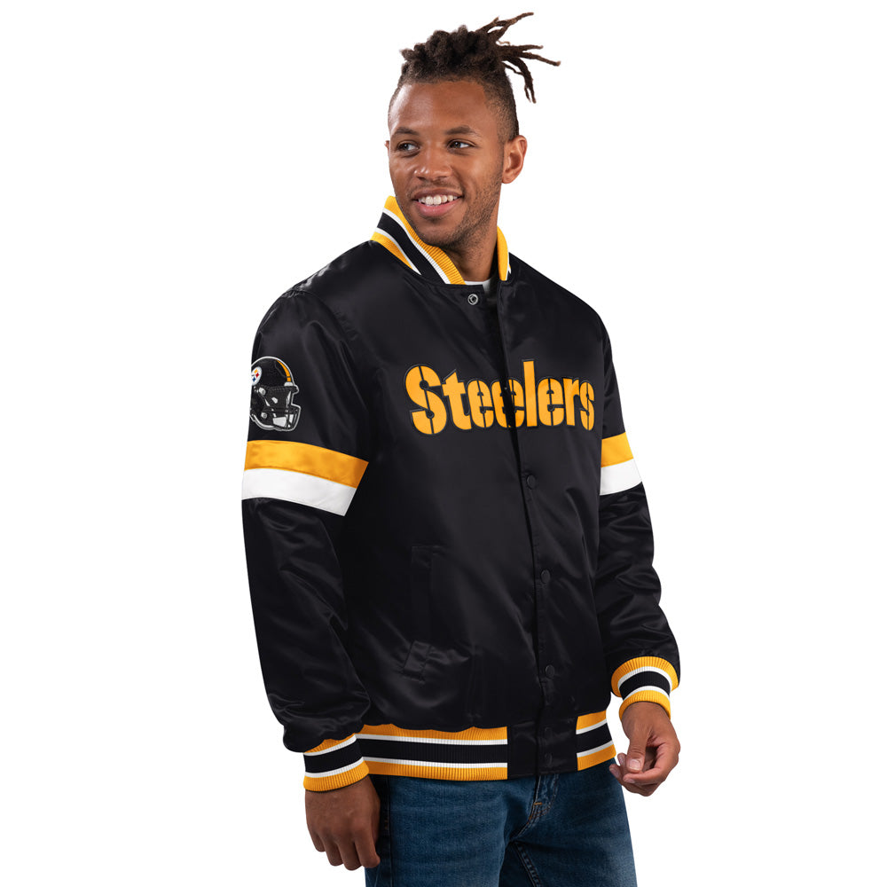 NFL Pittsburgh Steelers Starter Home Game Varsity Satin Jacket