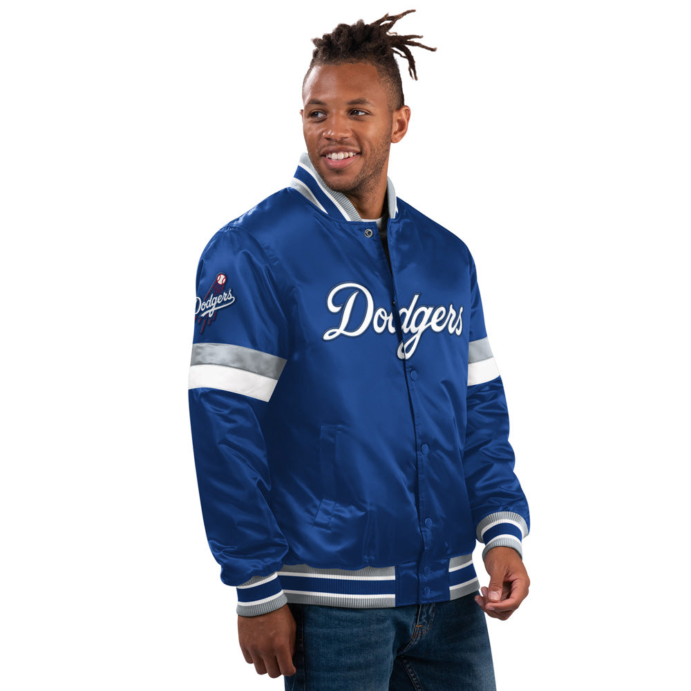 MLB Los Angeles Dodgers Starter Home Game Varsity Satin Jacket
