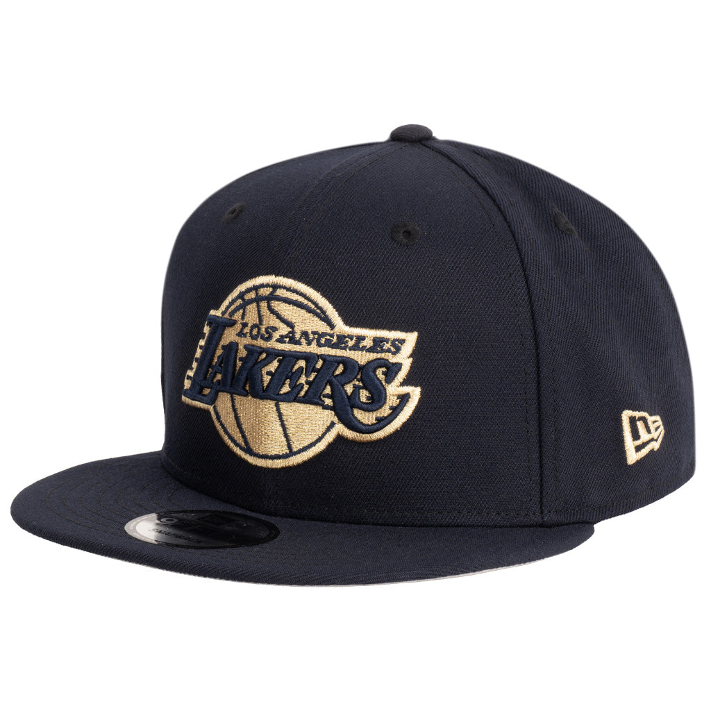 NBA Los Angeles Lakers New Era Royal Merchant 9FIFTY Snapback Hat - Navy
