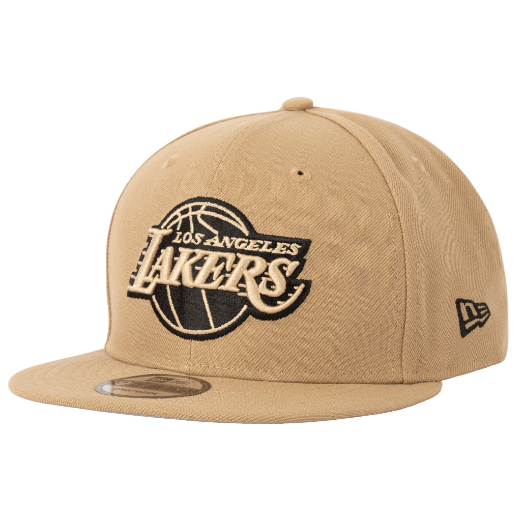NBA Los Angeles Lakers New Era Mocha 9FIFTY Snapback Hat - Khaki
