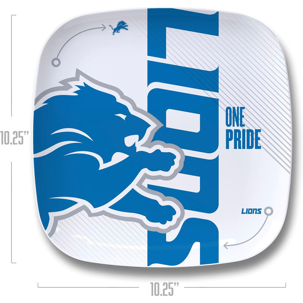 NFL Detroit Lions YouTheFan Dinner Plate