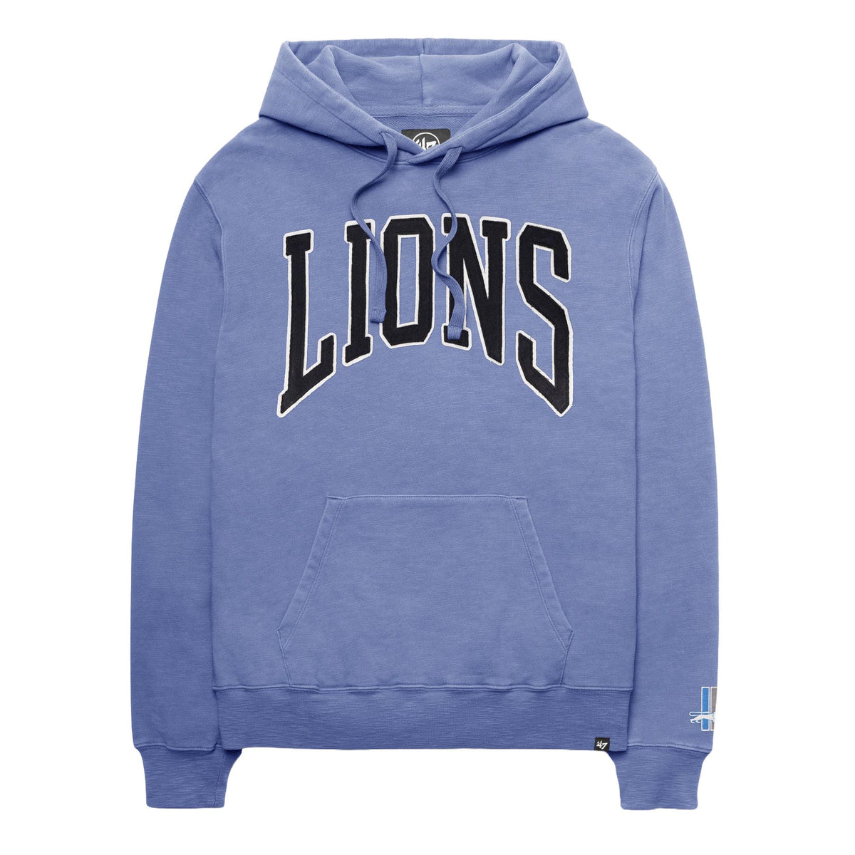 NFL Detroit Lions '47 Groton French Terry Pullover Hoodie- Blue