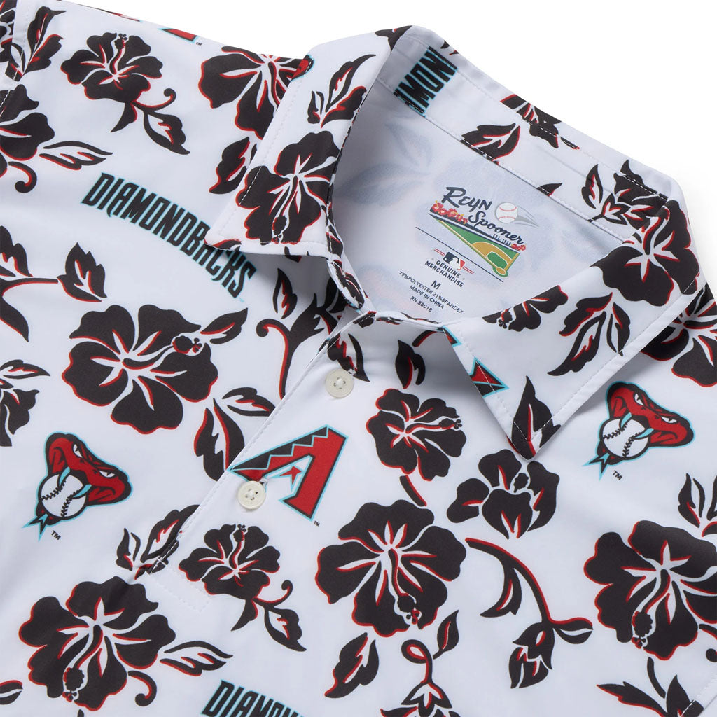 MLB Arizona Diamondbacks Reyn Spooner Game Day Polo - White
