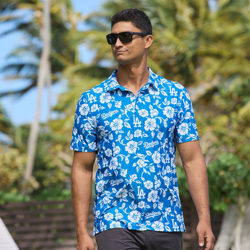 MLB Los Angeles Dodgers Reyn Spooner Game Day Polo - Blue