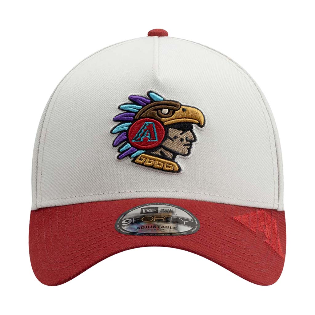 MLB Arizona Diamondbacks New Era Mexico Series 9FORTY A-Frame Snapback Hat- Cream