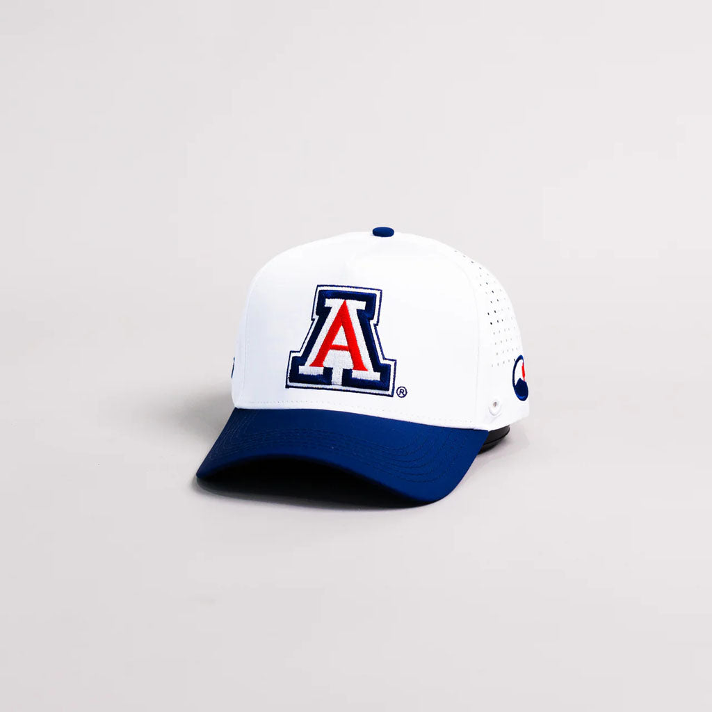 NCAA Arizona Wildcats Woodn Grail Primary Performance Adjustable Hat - White