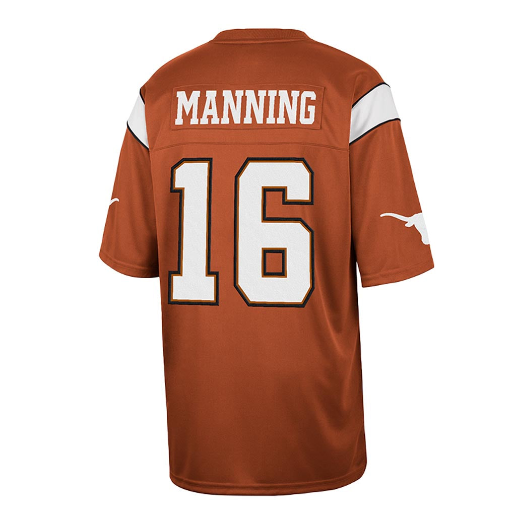 NCAA Texas Longhorns Arch Manning #16 Colosseum NIL Fashion Jersey - Orange