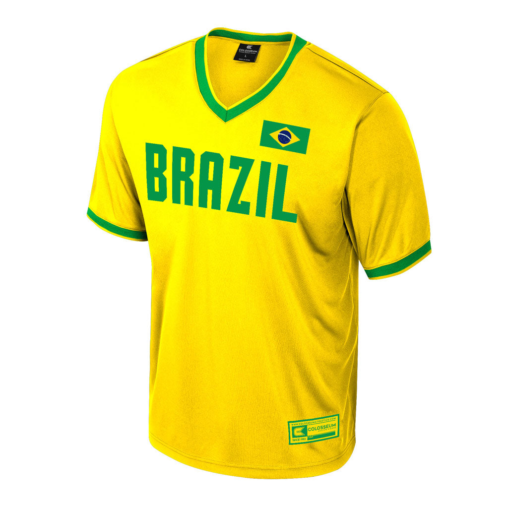Brazil National Team Youth Colosseum 2026 World Cup Spring Soccer Jersey - Yellow