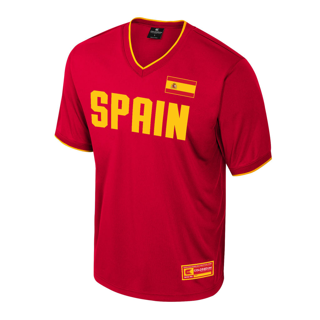 Spain National Team Colosseum 2026 World Cup Spring Soccer Jersey - Red