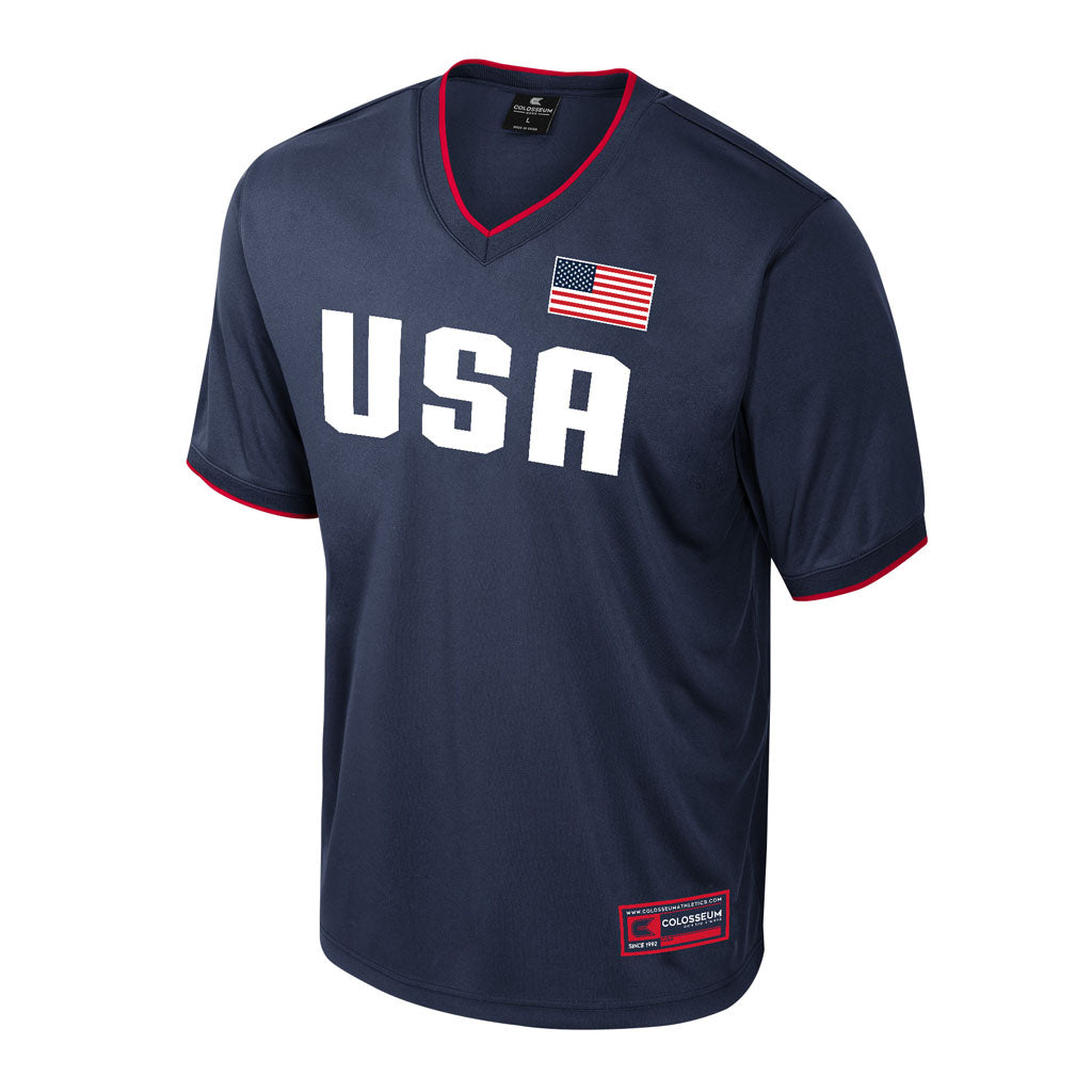United States National Team Youth Colosseum 2026 World Cup Spring Soccer Jersey - Navy