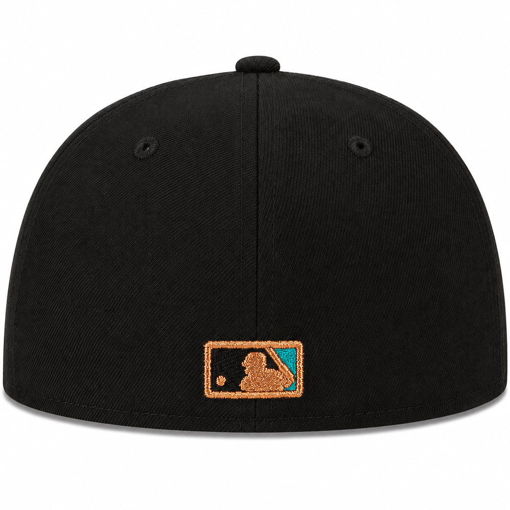 MLB Arizona Diamondbacks New Era Throwback DB 59FIFTY Fitted Hat - Black