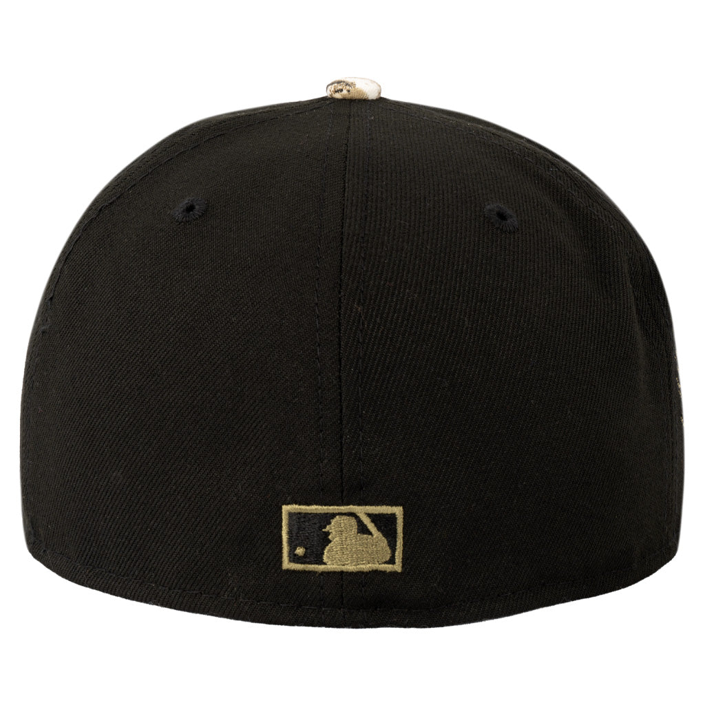 MLB Atlanta Braves New Era Two-Tone Real Tree Shadow 59FIFTY Fitted Hat - Black