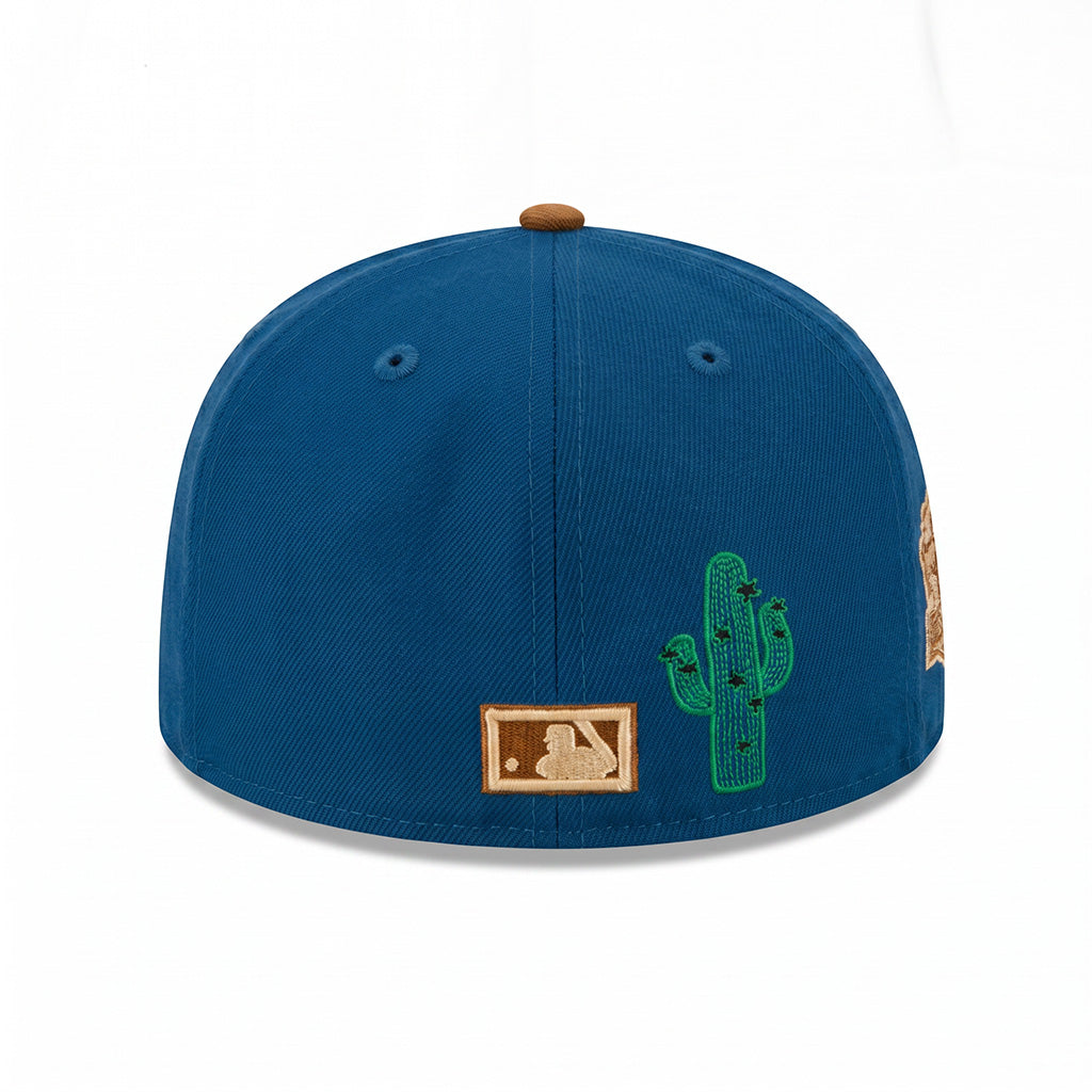 MLB Atlanta Braves New Era Rodeo 59FIFTY Fitted Hat- Blue
