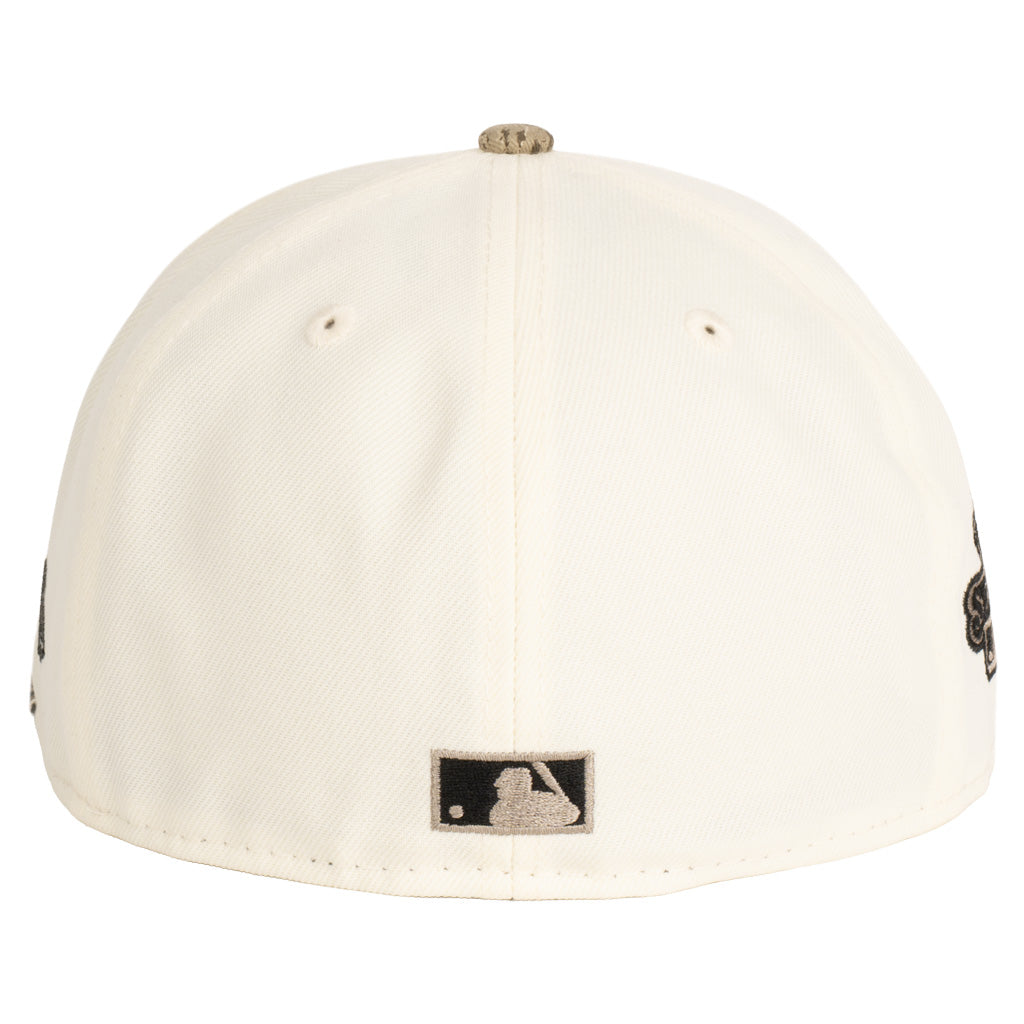 MLB Los Angeles Dodgers New Era Real Tree Two-Tone 59FIFTY Fitted Hat- Cream