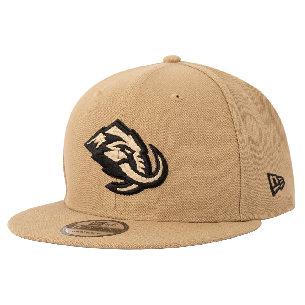 NHL Utah Mammoth New Era Mocha 9FIFTY Snapback Hat - Khaki