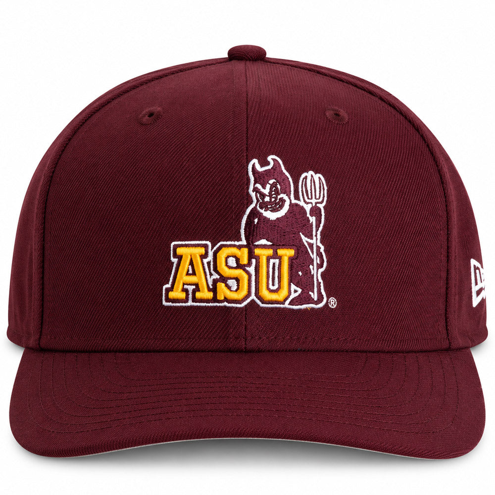 NCAA Arizona State Sun Devils New Era Vault Standing Sparky 9SEVENTY Stretch-Snap Hat- Maroon