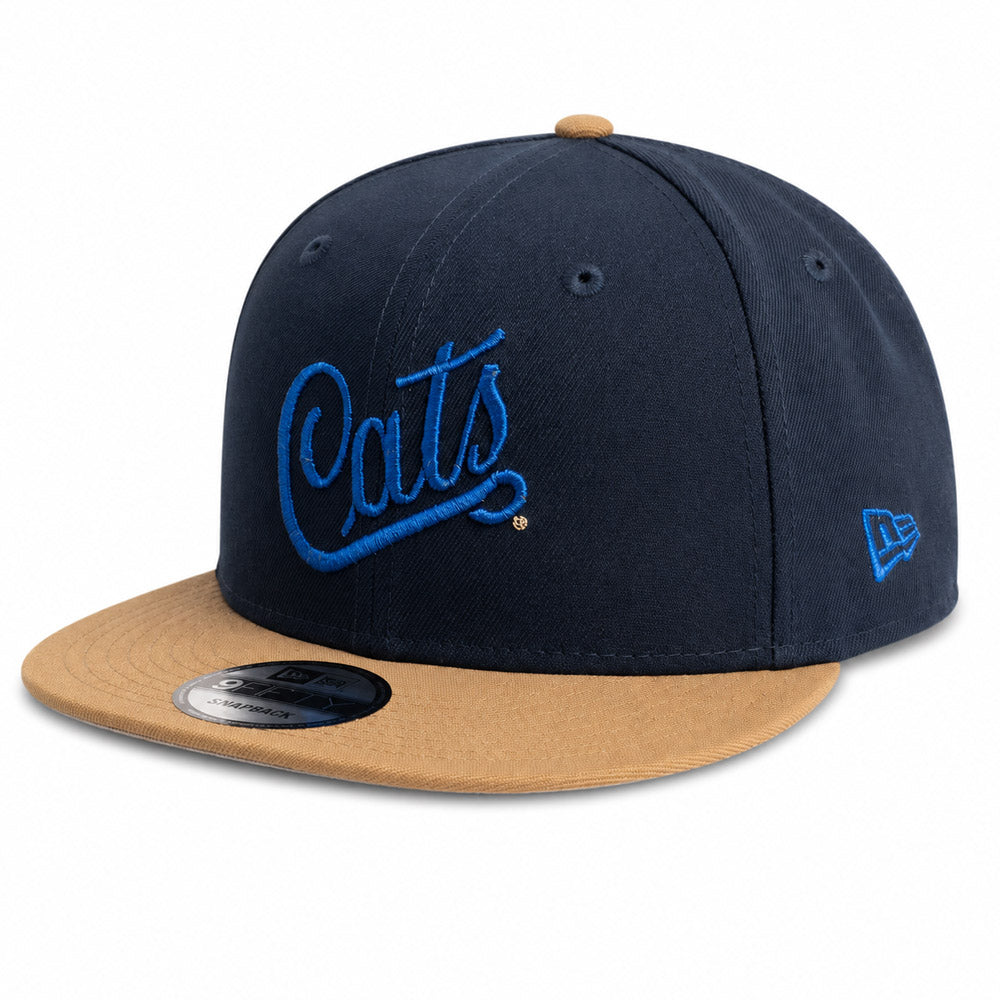 NCAA Arizona Wildcats New Era Tonal Cats Script Archive 9FIFTY Snapback Hat- Navy