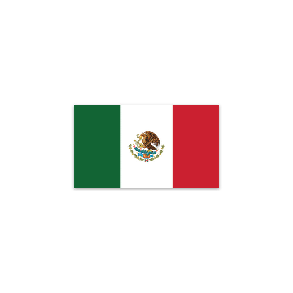 Mexico 3&quot; Flag Decal
