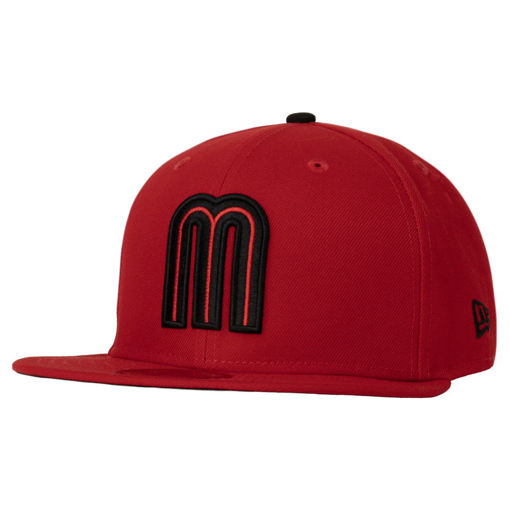 Mexico New Era Crimson 59FIFTY Fitted Hat - Red
