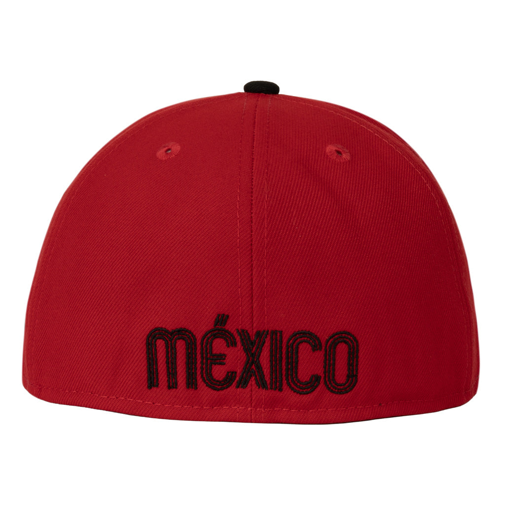 Mexico New Era Crimson 59FIFTY Fitted Hat - Red