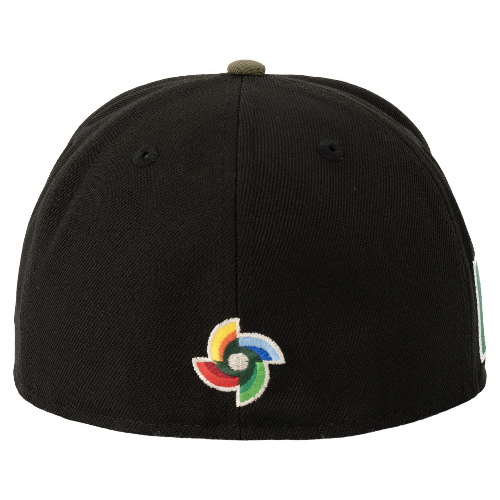 WBC Mexico New Era Midnight Jungle 59FIFTY Fitted Hat - Black