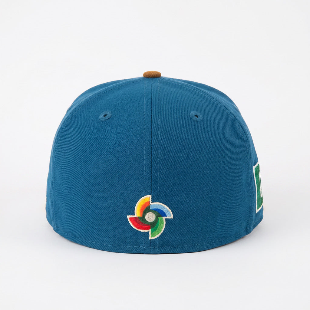 WBC Mexico New Era Rodeo 59FIFTY Fitted Hat- Blue