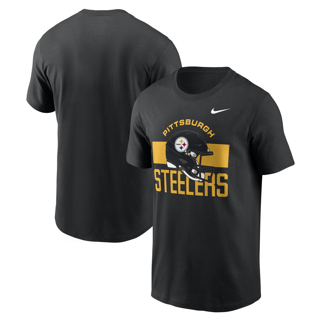 NFL Pittsburgh Steelers Nike Reflex Play Helmet T-Shirt - Black