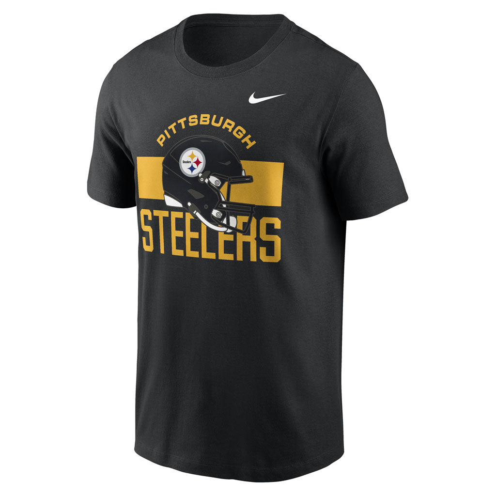 NFL Pittsburgh Steelers Nike Reflex Play Helmet T-Shirt - Black