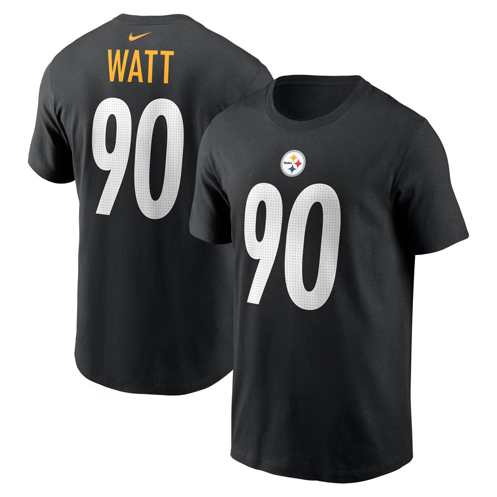 NFL Pittsburgh Steelers TJ Watt Nike Player Pride Name &amp; Number Tee