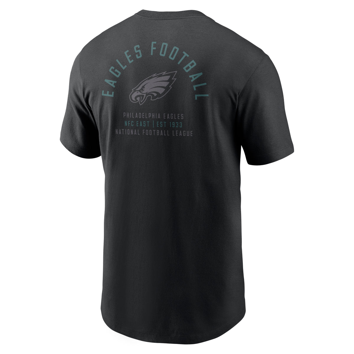 NFL Philadelphia Eagles Nike Split Logo Essential T-Shirt- Black