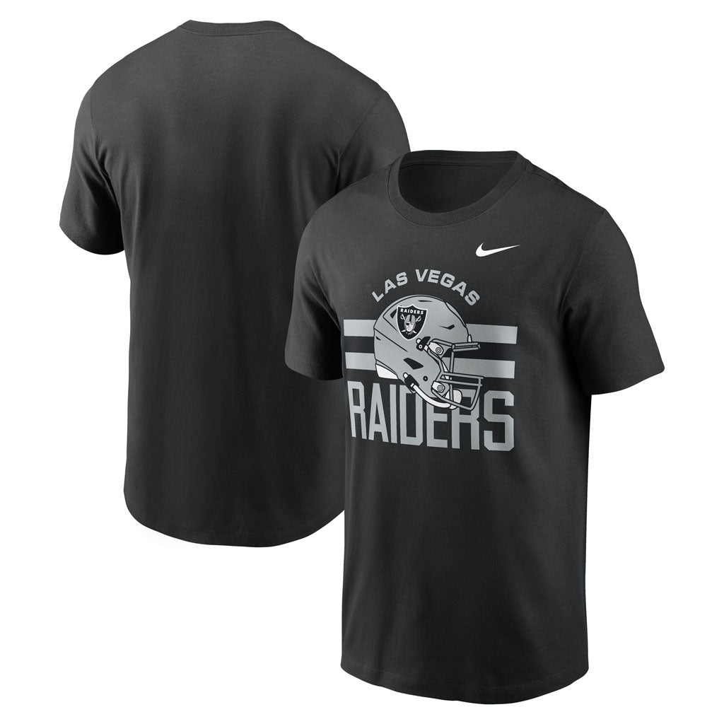 NFL Las Vegas Raiders Nike Reflex Play Helmet T-Shirt - Black