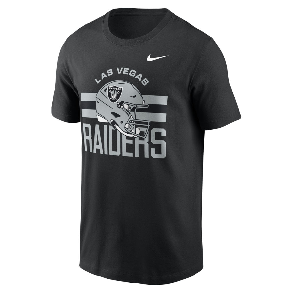 NFL Las Vegas Raiders Nike Reflex Play Helmet T-Shirt - Black