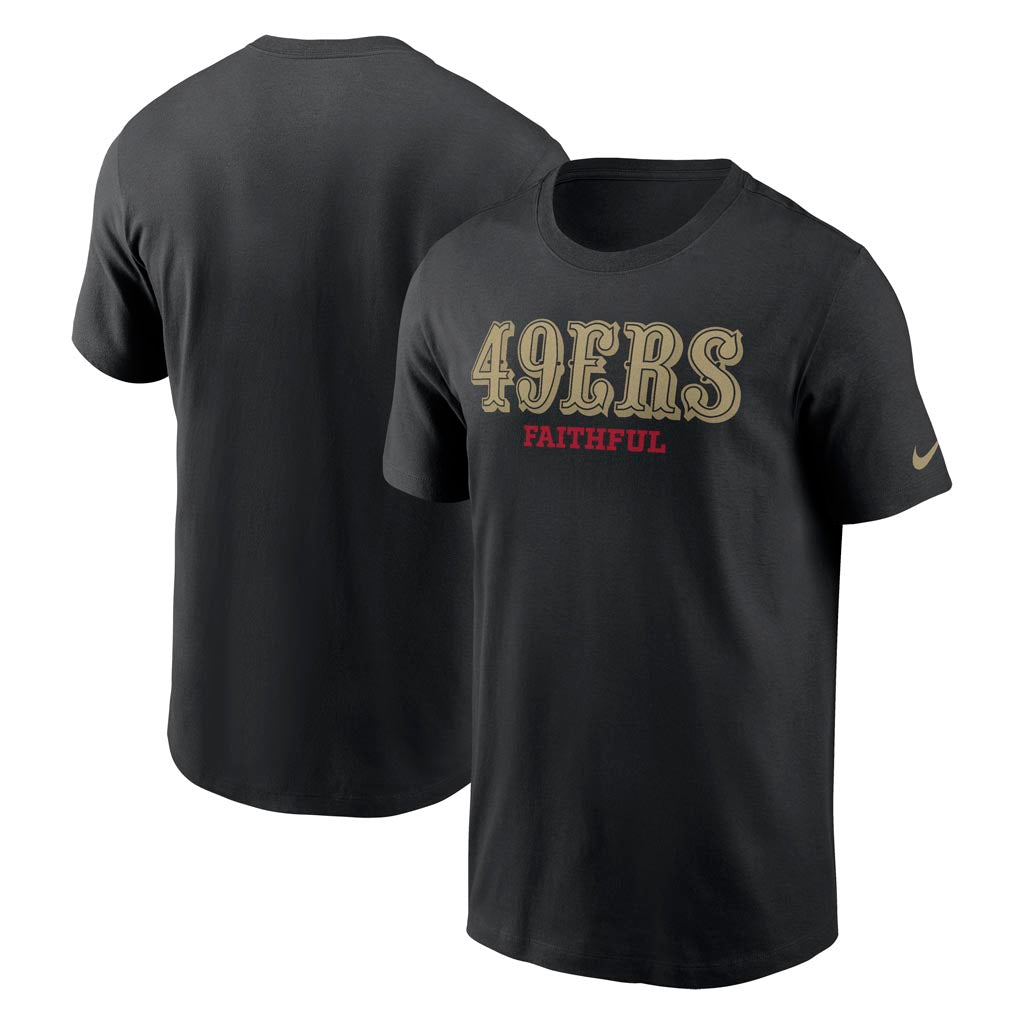 NFL San Francisco 49ers Nike Rivalries Cotton T-Shirt - Black