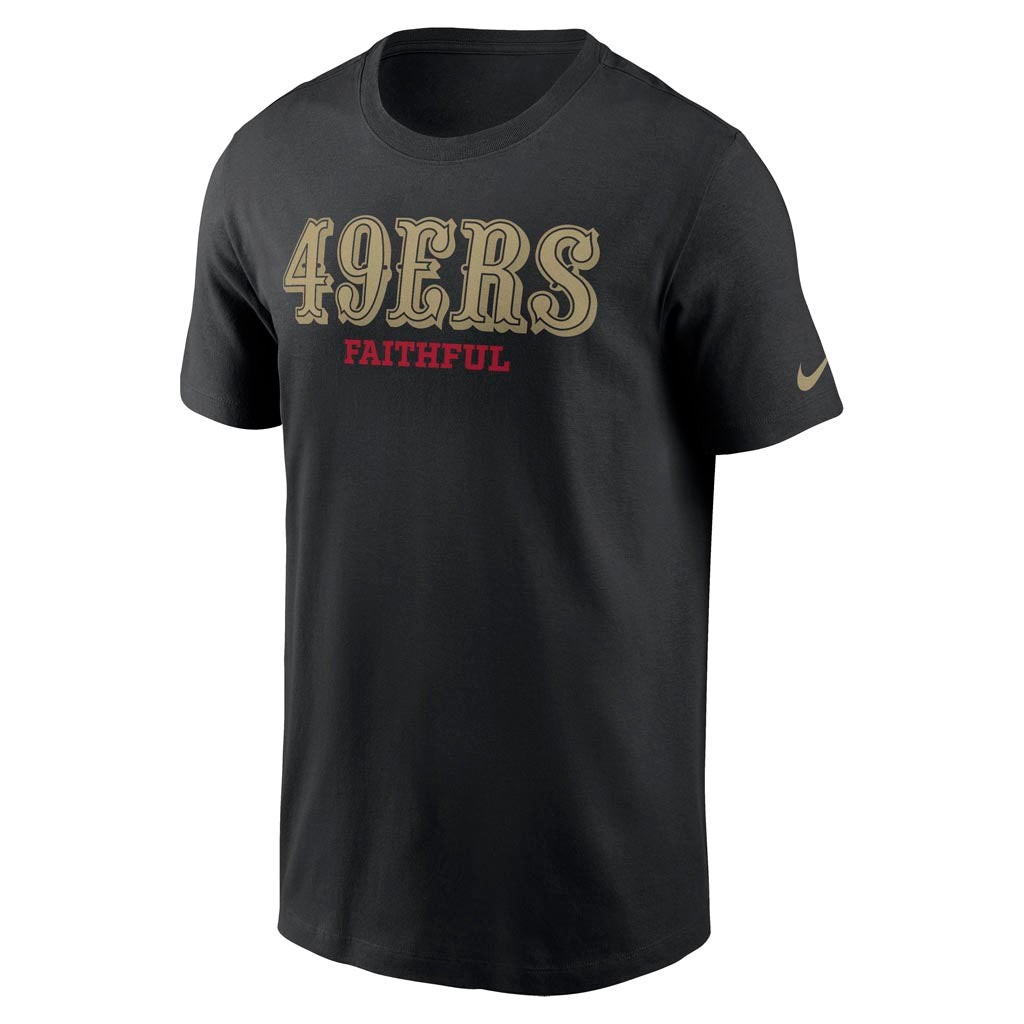 NFL San Francisco 49ers Nike Rivalries Cotton T-Shirt - Black