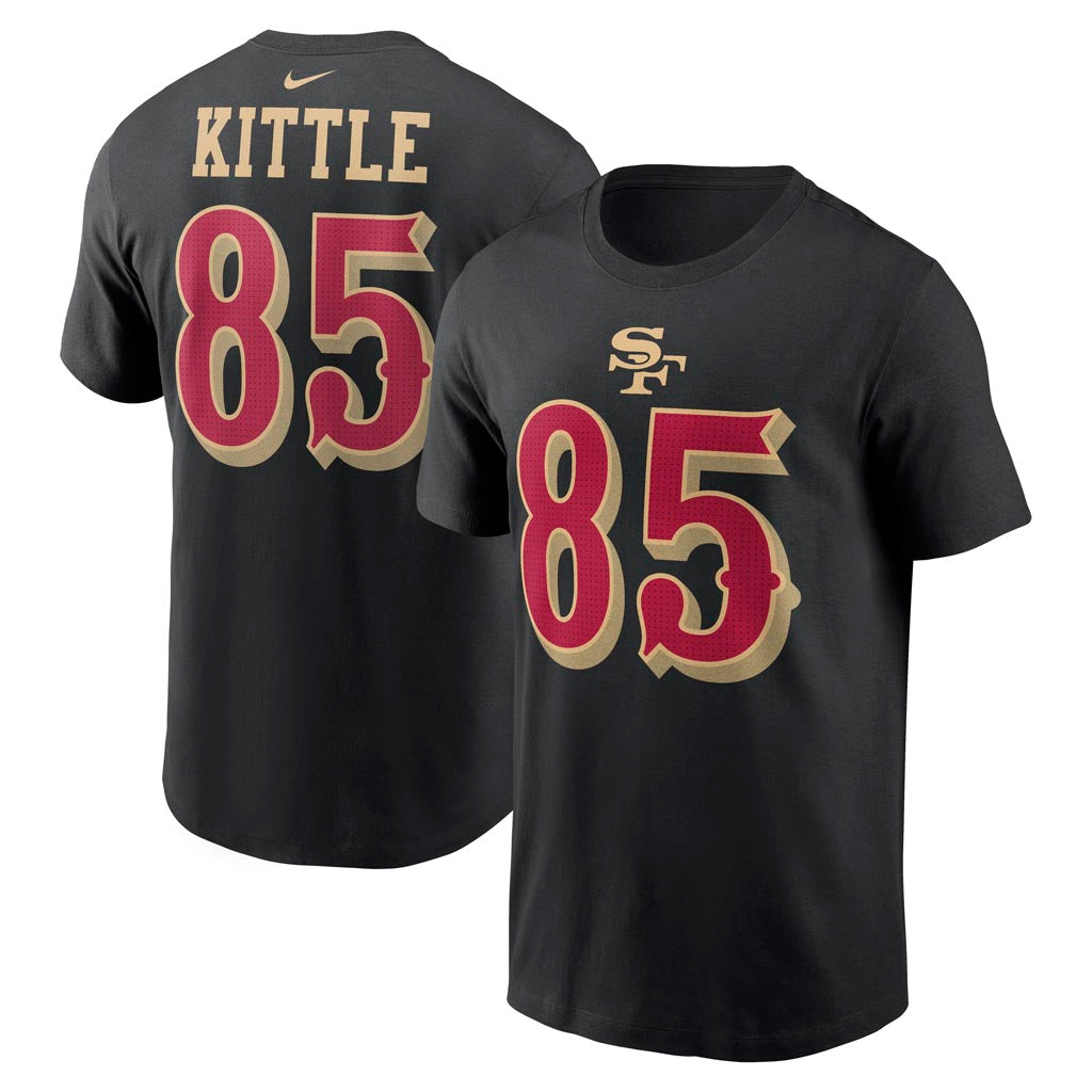 NFL San Francisco 49ers George Kittle Nike Rivalries Name & Number T-Shirt - Black