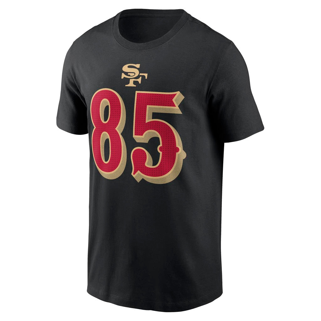 NFL San Francisco 49ers George Kittle Nike Rivalries Name & Number T-Shirt - Black