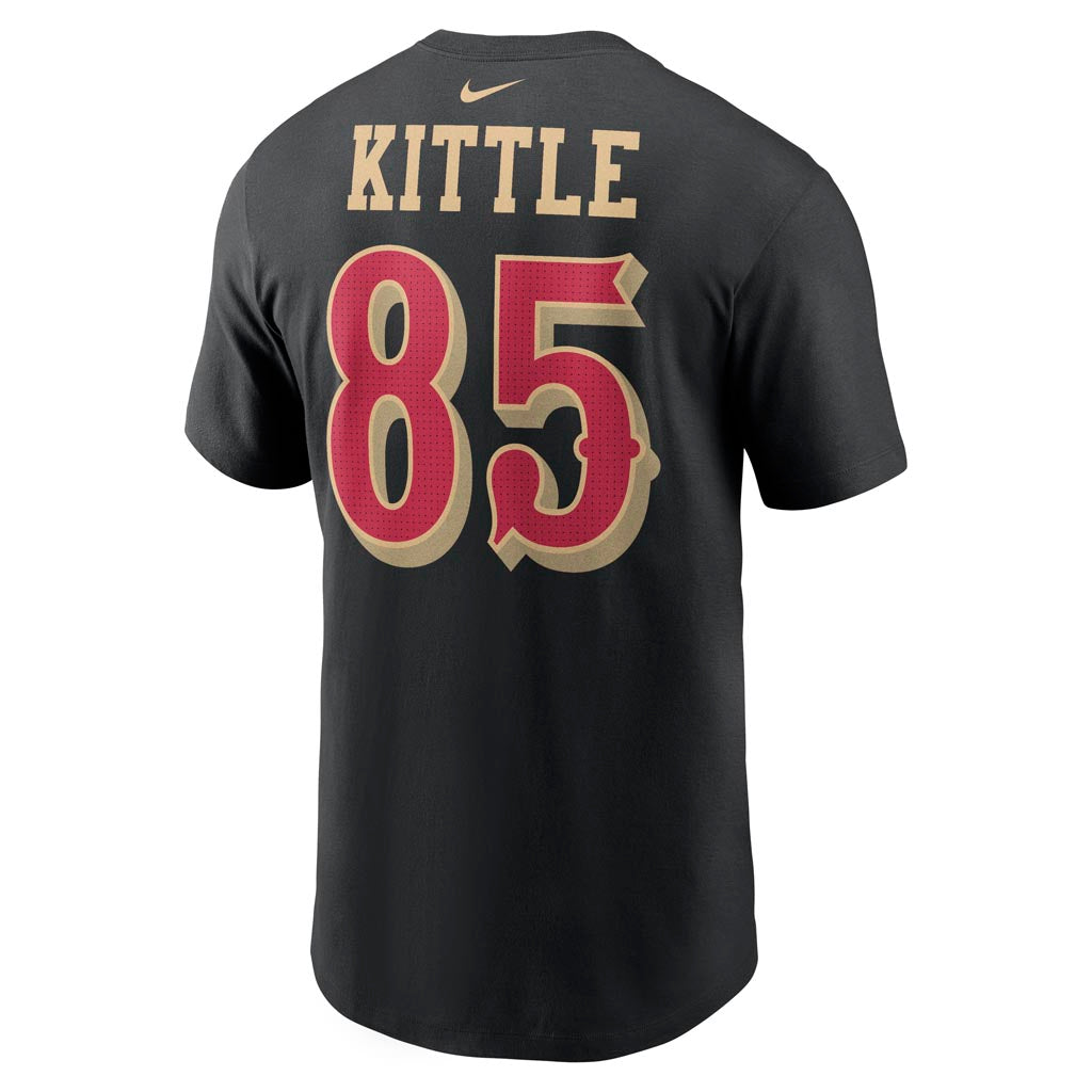 NFL San Francisco 49ers George Kittle Nike Rivalries Name & Number T-Shirt - Black