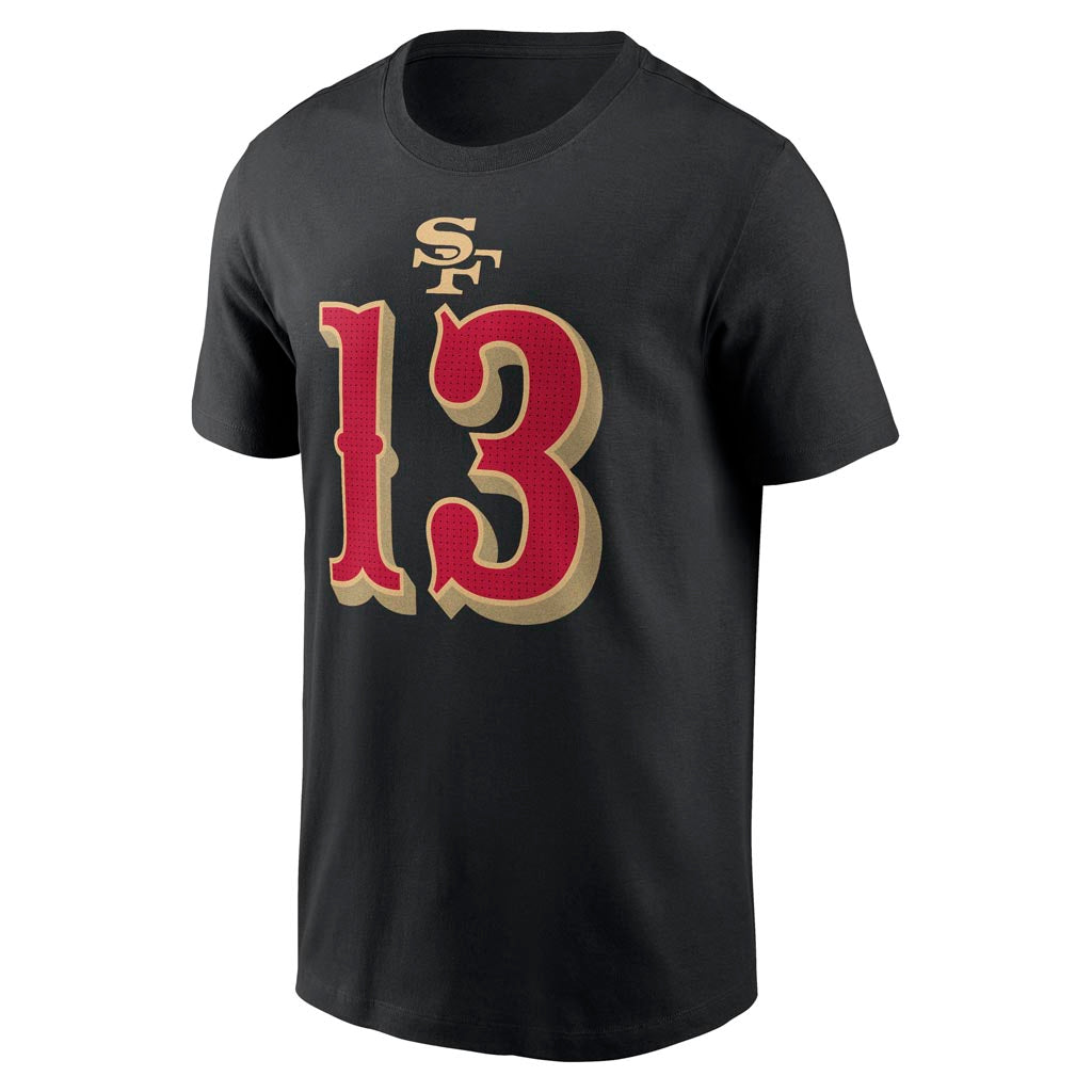 NFL San Francisco 49ers Brock Purdy Nike Rivalries Name & Number T-Shirt - Black