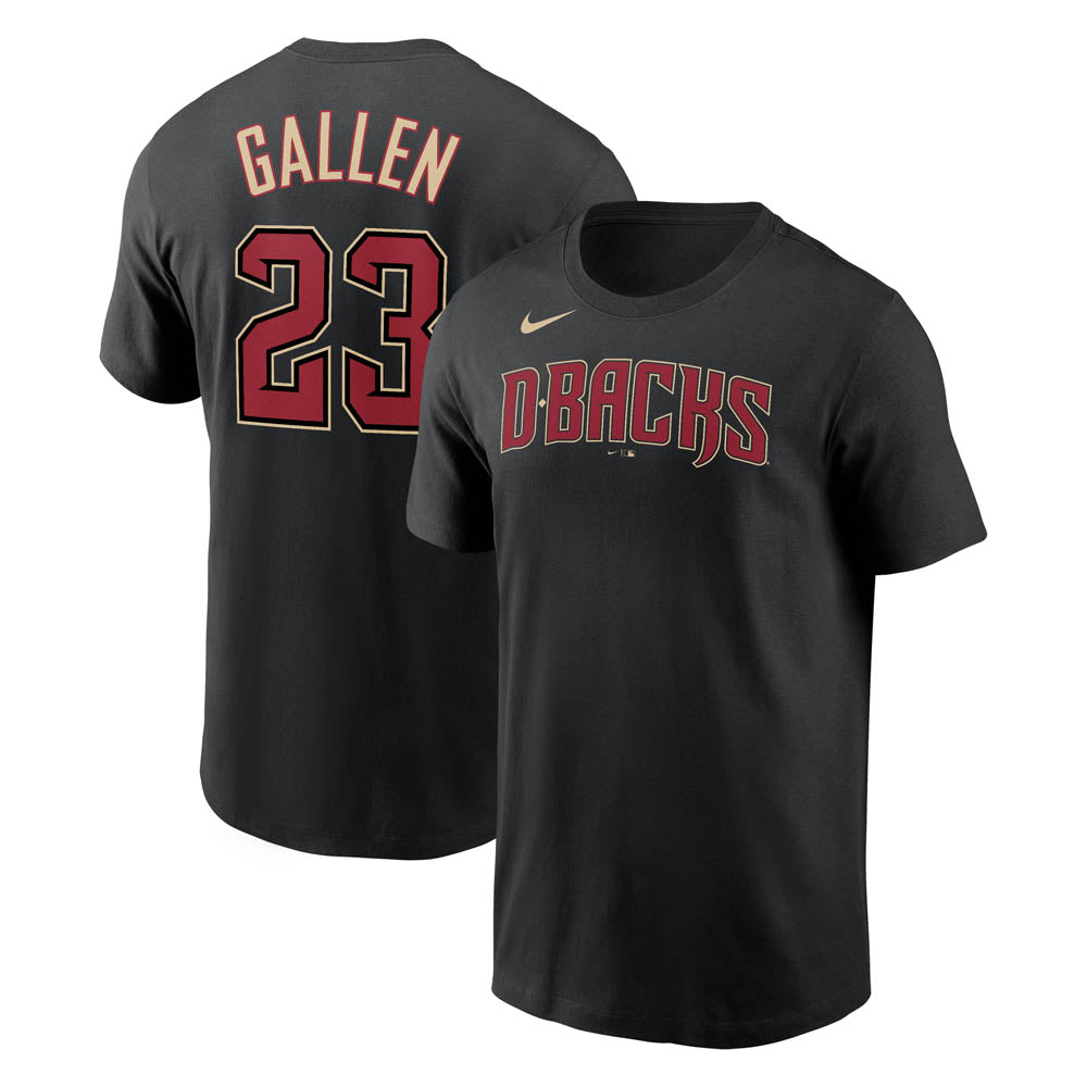 MLB Arizona Diamondbacks Zac Gallen Nike Name &amp; Number Tee