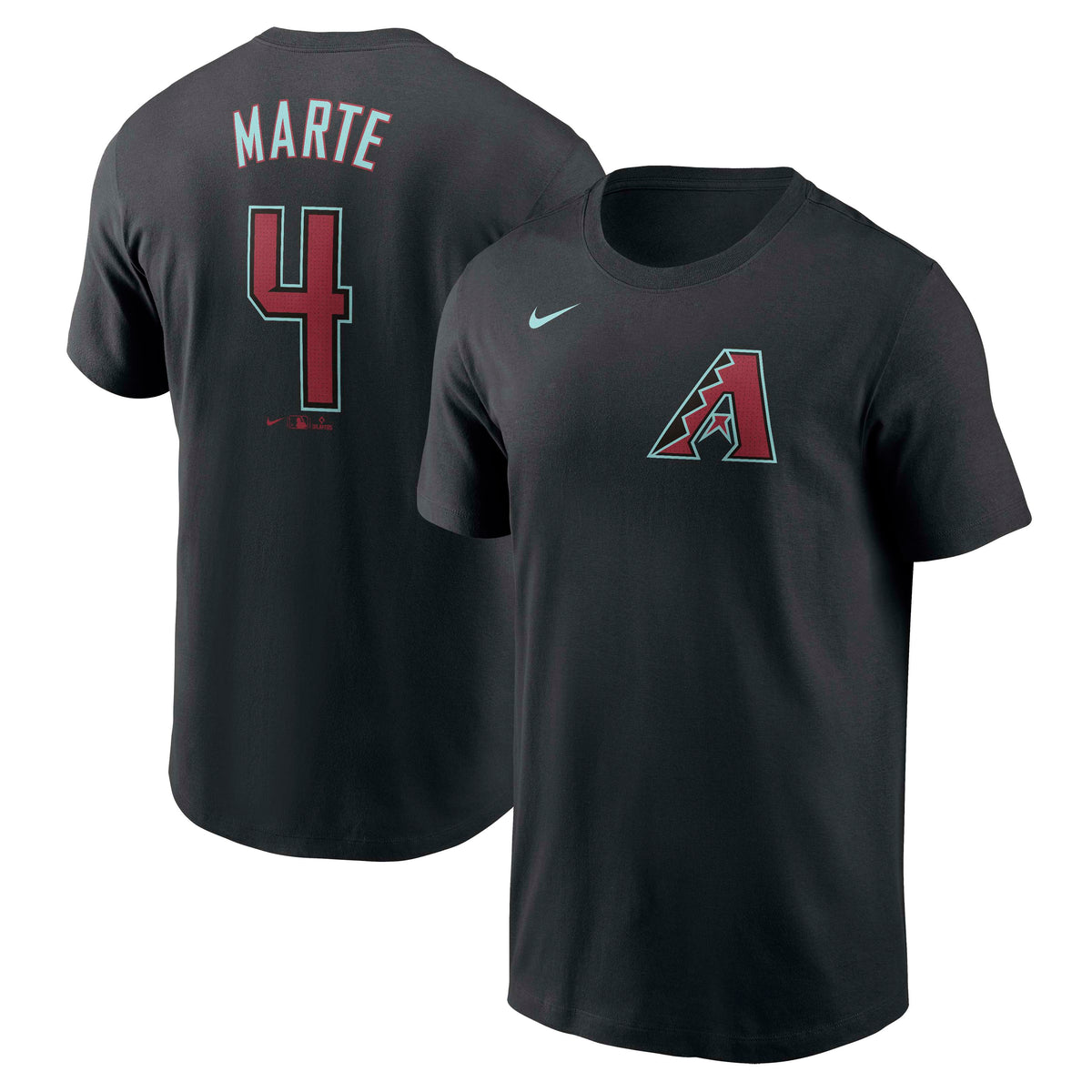 MLB Arizona Diamondbacks Ketel Marte Nike FUSE Home Name &amp; Number Tee