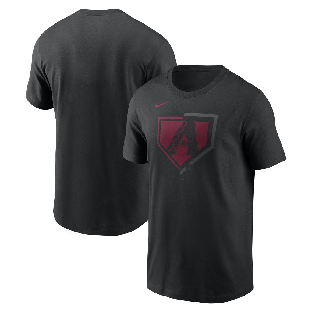 MLB Arizona Diamondbacks Nike Icon Cotton T-Shirt - Black