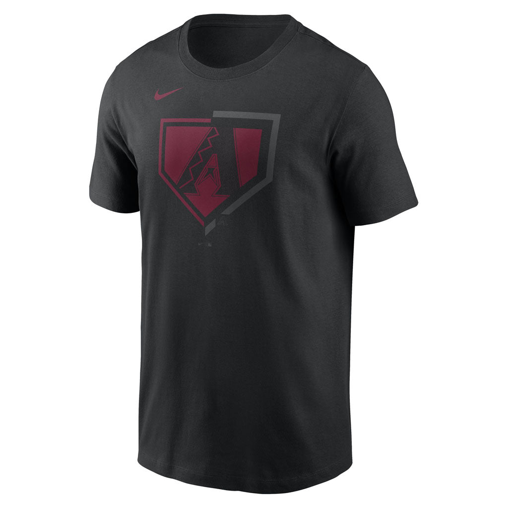 MLB Arizona Diamondbacks Nike Icon Cotton T-Shirt - Black