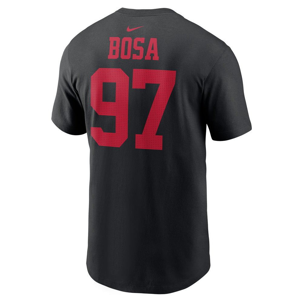 NFL San Francisco 49ers Nick Bosa Nike Super Bowl LVIII Name &amp; Number Tee