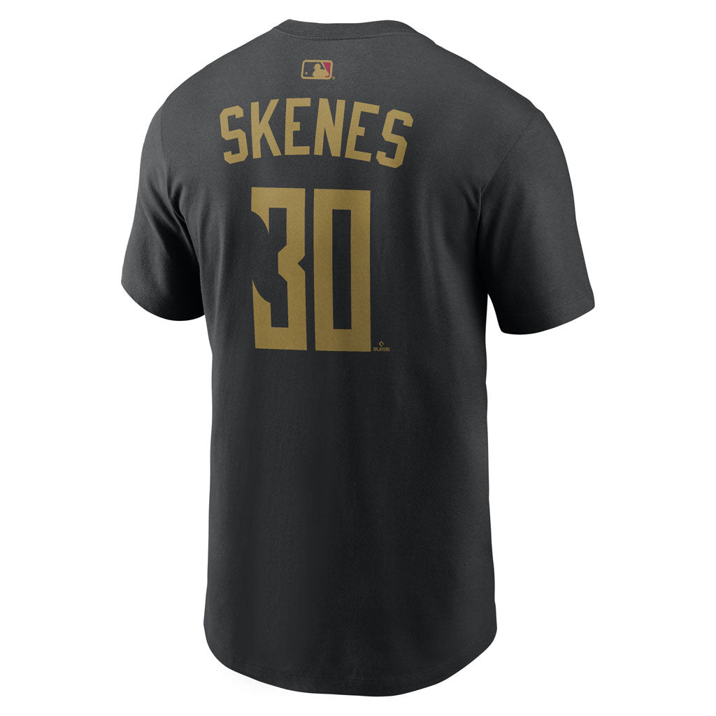 MLB Pittsburgh Paul Skenes Nike City Connect Name & Number T-Shirt - Black