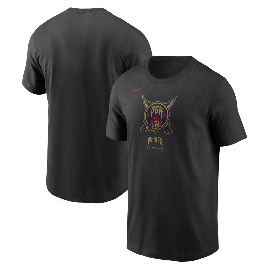 MLB Pittsburgh Pirates Nike 2026 City Connect Large Logo T-Shirt - Black