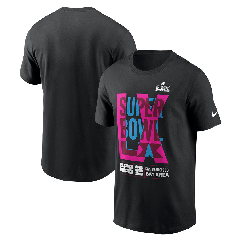 NFL Super Bowl LX Fanatics T-Shirt - Black