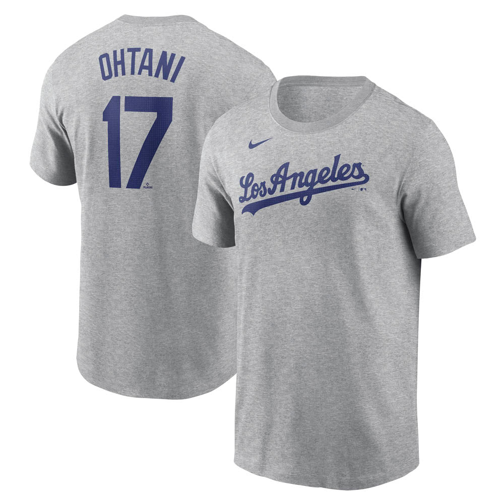 MLB Los Angeles Dodgers Shohei Ohtani Nike FUSE Road Name &amp; Number Tee