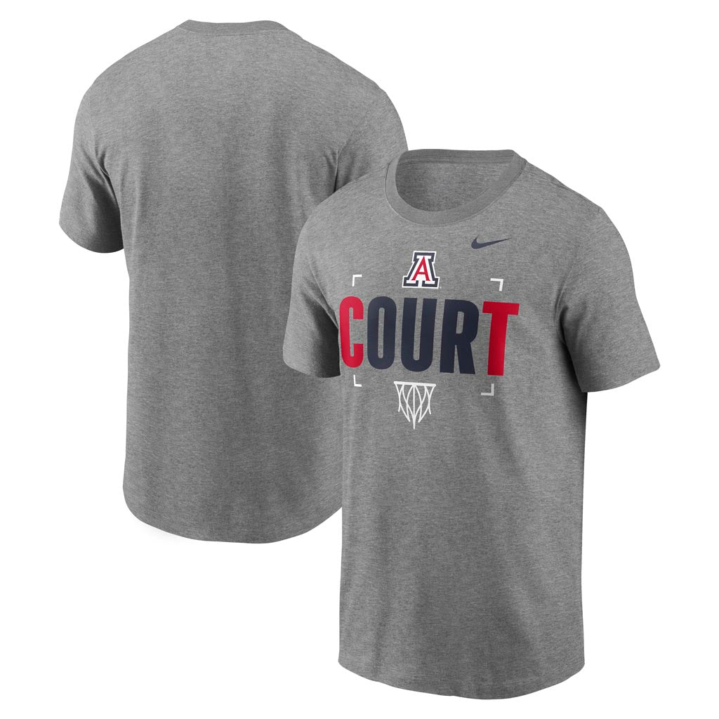 NCAA Arizona Wildcats Nike Our Court T-Shirt - Gray
